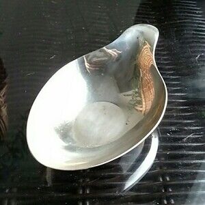 Reed & Barton dish 66 mid-century modern candy dish bowl silver plate vintage